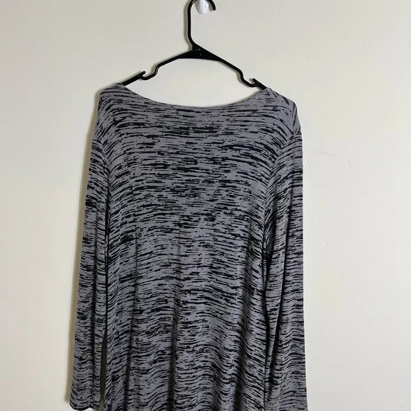 Bryn Walker Black and Gray Maxi Dress Size L - Picture 7 of 11
